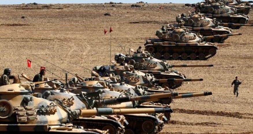 Türkiyə ordusu sərhədi keçdi Türkiyə ordusu sərhədi keçdi