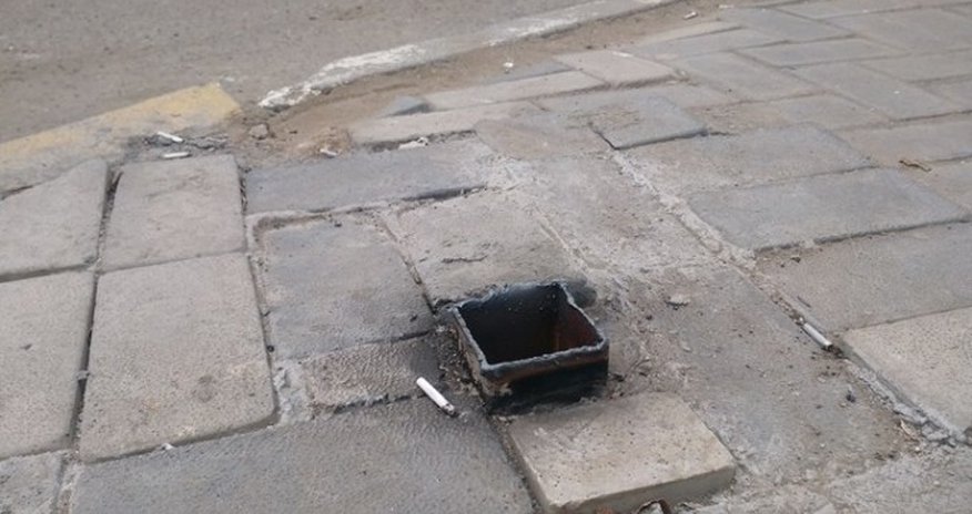 Sumqayıtda gecə ilə şəhid plakatları söküldü Sumqayıtda gecə ilə şəhid plakatları söküldü