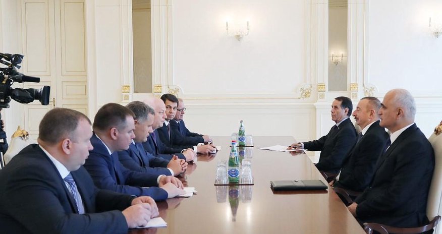 İlham Əliyev Stepan Kubivini qəbul edib İlham Əliyev Stepan Kubivini qəbul edib