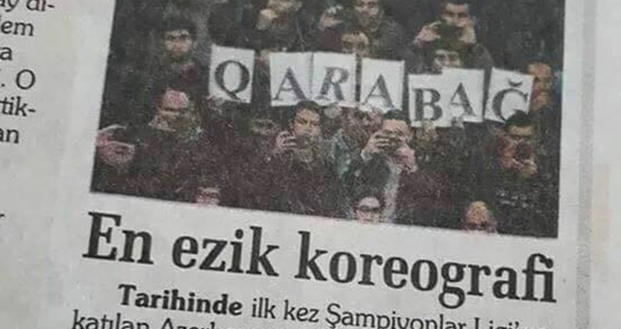 Türkiyənin məşhur qəzetində “Qarabağ”ı təhqir etdilər Türkiyənin məşhur qəzetində “Qarabağ”ı təhqir etdilər