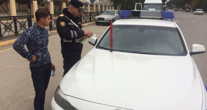 Şirvanda yol polisi reyd keçirib Şirvanda yol polisi reyd keçirib