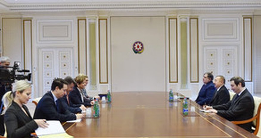 Президент Азербайджана принял Мартинa Даличa Президент Азербайджана принял Мартинa Даличa
