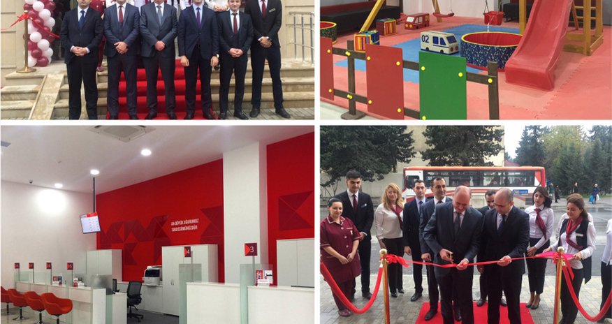 Kapital Bank yeni konsepsiyalı Bakıxanov filialını istifadəyə verdi Kapital Bank yeni konsepsiyalı Bakıxanov filialını istifadəyə verdi