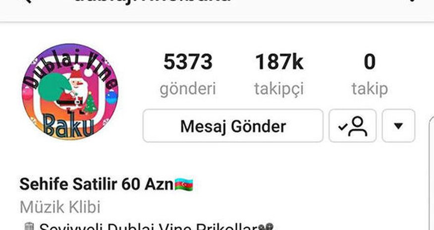 Azərbaycanda "Instagram" dələduzluğu Azərbaycanda "Instagram" dələduzluğu