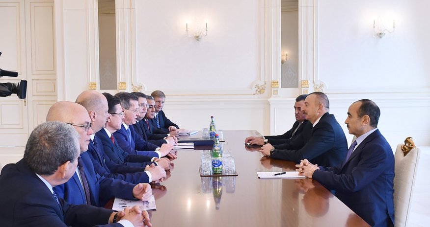 Prezident Həştərxanın qubernatorunu qəbul edib Prezident Həştərxanın qubernatorunu qəbul edib
