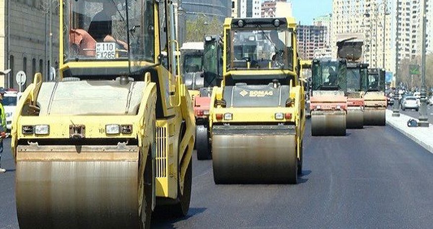 Balaxanı yolları təmir olunur Balaxanı yolları təmir olunur