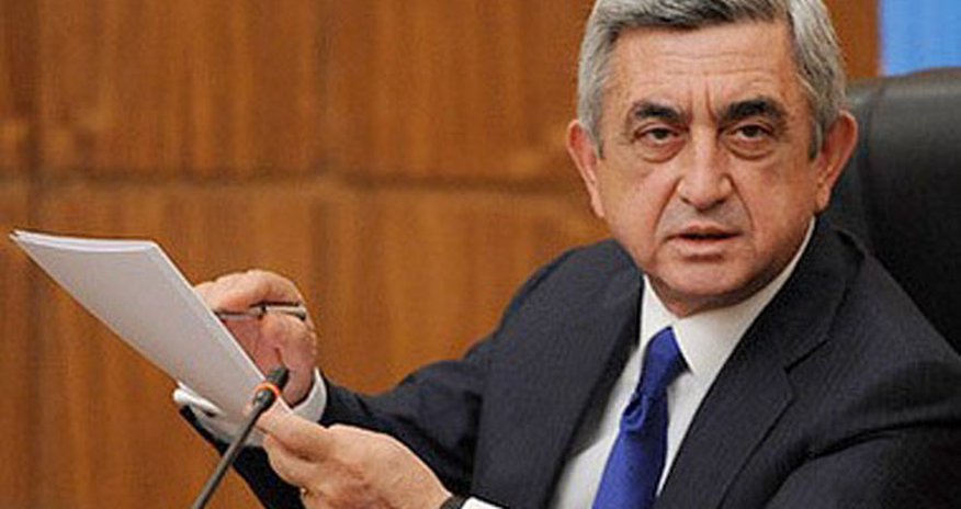 Sarkisyandan növbəti Qarabağ blefi Sarkisyandan növbəti Qarabağ blefi