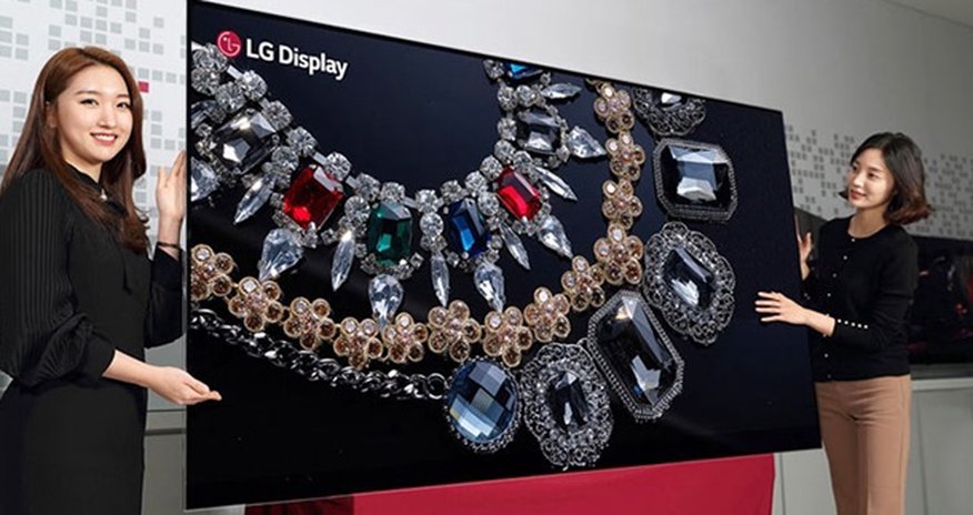 LG показала гигантский OLED-дисплей 8K LG показала гигантский OLED-дисплей 8K