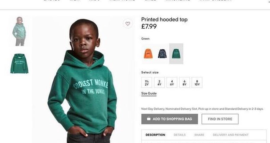 “H&M” irqçilikdə ittiham olundu “H&M” irqçilikdə ittiham olundu