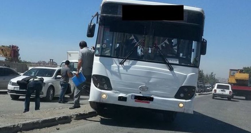 Hadisə yerindən qaçan avtobus sürücüsü saxlanılıb Hadisə yerindən qaçan avtobus sürücüsü saxlanılıb