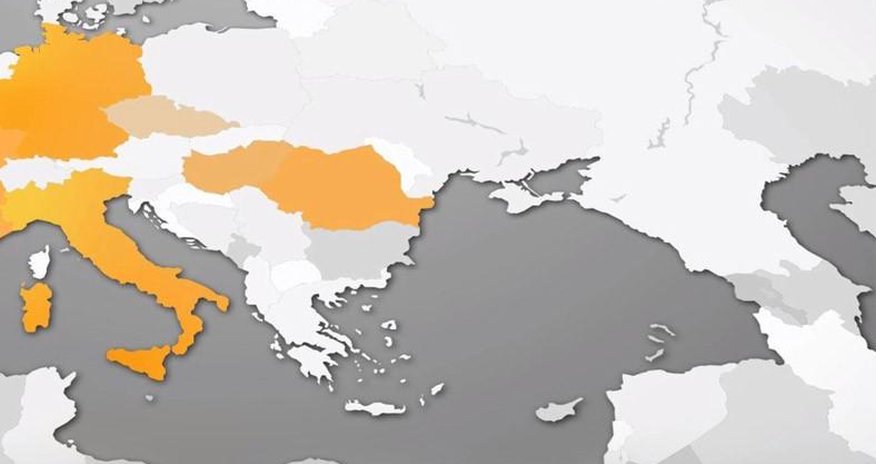 Almanlar Türkiyəni xəritədən sildi Almanlar Türkiyəni xəritədən sildi
