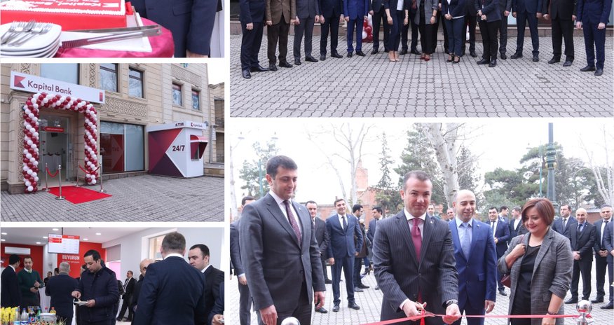 Kapital Bank yeni Gəncə Kart Mərkəzi filialını istifadəyə verdi Kapital Bank yeni Gəncə Kart Mərkəzi filialını istifadəyə verdi