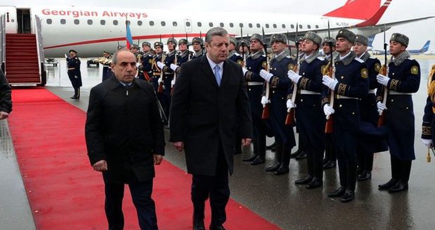 Gürcüstanın baş naziri Azərbaycandadır Gürcüstanın baş naziri Azərbaycandadır