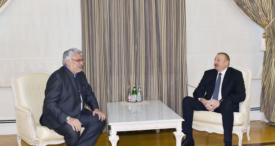 İlham Əliyev Paraqvay Senatının sədrini qəbul edib İlham Əliyev Paraqvay Senatının sədrini qəbul edib