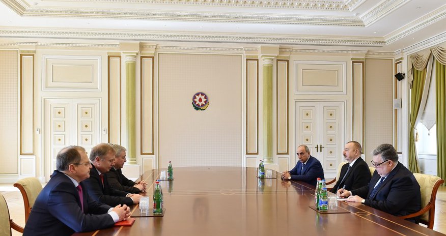 Prezident Vladimir Semaşkonu qəbul edib Prezident Vladimir Semaşkonu qəbul edib