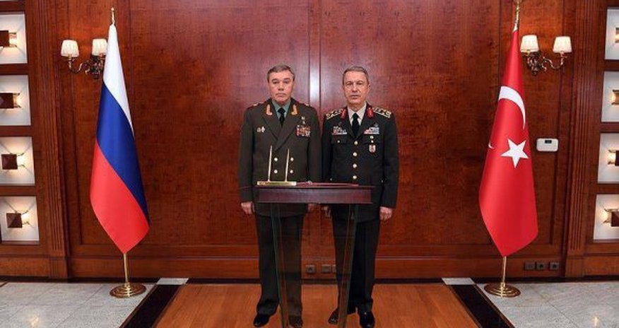 Переговоры глав генштабов Турции и России - ФОТО Переговоры глав генштабов Турции и России - ФОТО