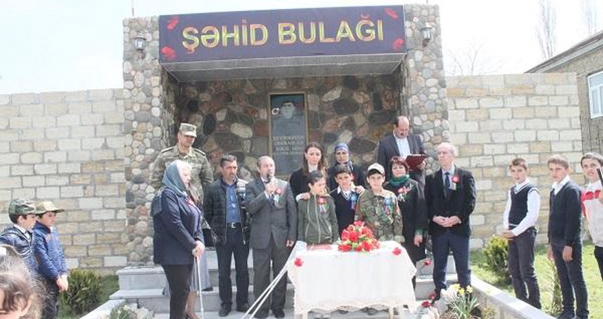 Aprel şəhidinin adı əbədiləşdirildi Aprel şəhidinin adı əbədiləşdirildi