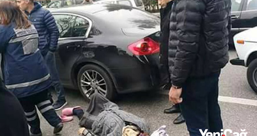 Daha bir süpürgəçi qadını maşın vurdu - FOTO Daha bir süpürgəçi qadını maşın vurdu - FOTO
