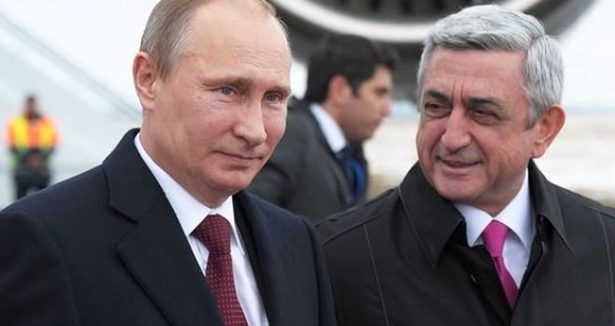 Sərkisyanı ilk təbrik edən Putin oldu Sərkisyanı ilk təbrik edən Putin oldu