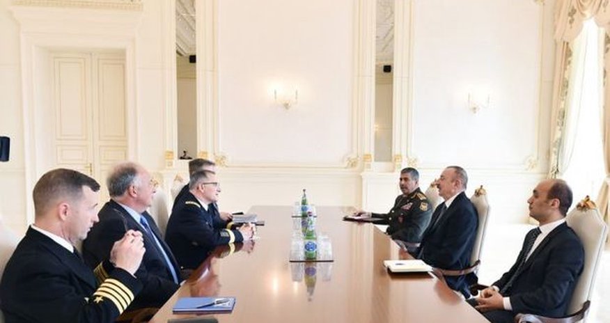 Генерал НАТО на переговорах с Ильхамом Алиевым Генерал НАТО на переговорах с Ильхамом Алиевым