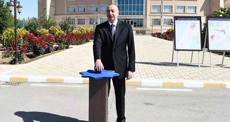İlham Əliyev Naxçıvanda açılışlar etdi İlham Əliyev Naxçıvanda açılışlar etdi