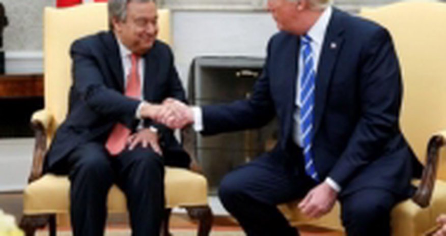 Трамп и генсек ООН обсудили Иран и Сирию Трамп и генсек ООН обсудили Иран и Сирию