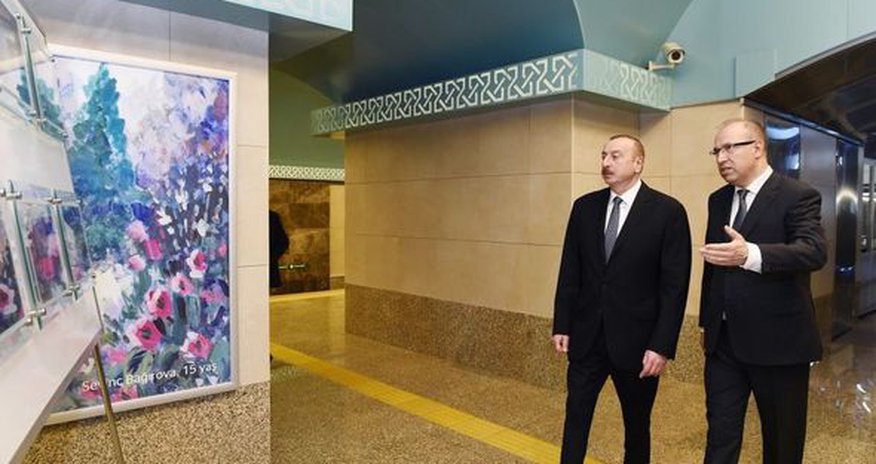 Станция «Сахиль» сдана в пользование - ФОТО Станция «Сахиль» сдана в пользование - ФОТО