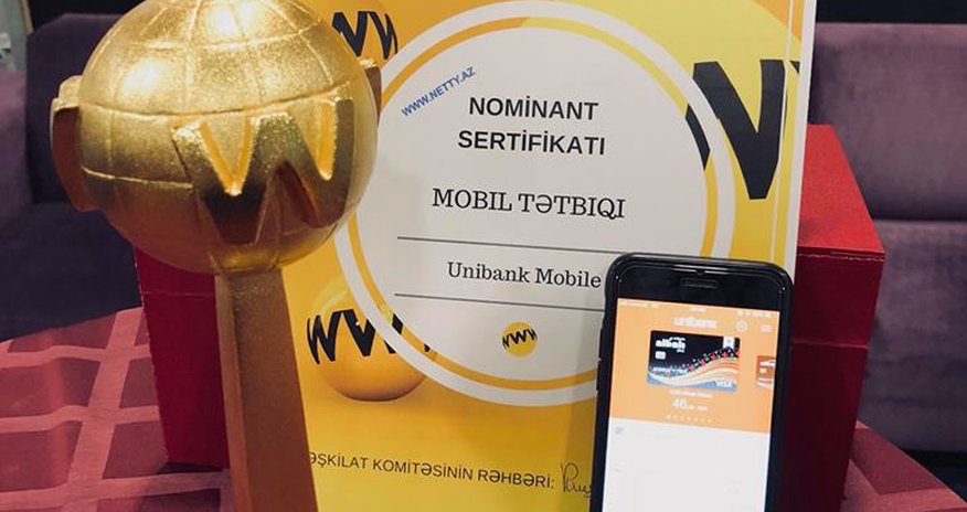 Unibank Mobile Azərbaycanın ən yaxşı mobil əlavəsi seçilib Unibank Mobile Azərbaycanın ən yaxşı mobil əlavəsi seçilib