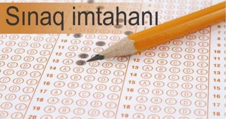Sınaq imtahanının nəticələri açıqlandı Sınaq imtahanının nəticələri açıqlandı