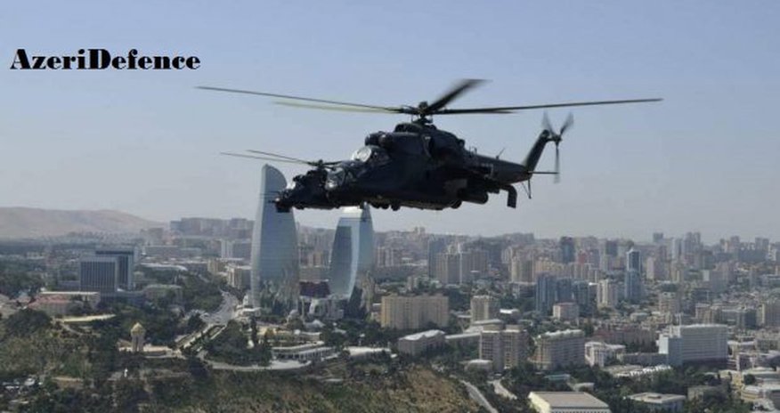 Helikopterlərin Bakı səmasında uçuşları başlayır Helikopterlərin Bakı səmasında uçuşları başlayır