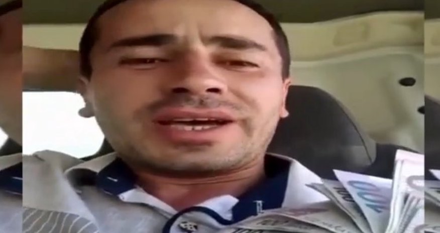 Azərbaycanda: Yüz manatlarla tərini silib, yerə atdı - VİDEO Azərbaycanda: Yüz manatlarla tərini silib, yerə atdı - VİDEO