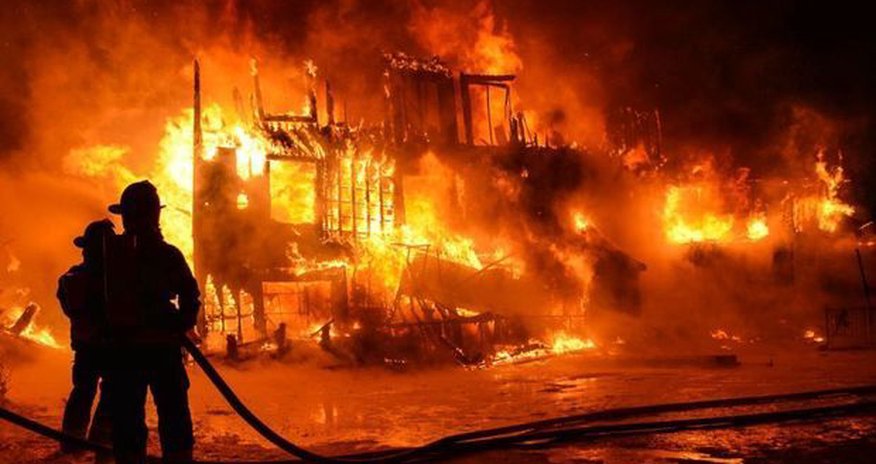 Пожар в бакинском общежитии Пожар в бакинском общежитии