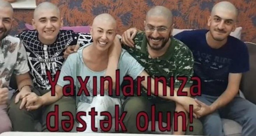 İlqar Mikayıloğlunun xanımı başını keçəl etdi - Ailəsi dəstək oldu+Video İlqar Mikayıloğlunun xanımı başını keçəl etdi - Ailəsi dəstək oldu+Video