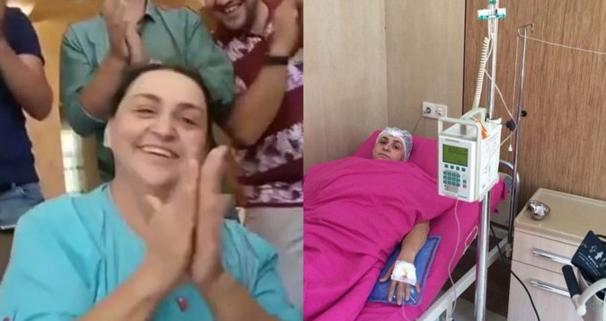 "Toppuş bacı" əməliyyatdan sonra efirə qayıtdı - VIDEO "Toppuş bacı" əməliyyatdan sonra efirə qayıtdı - VIDEO