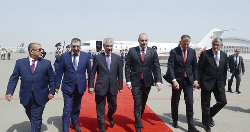 Gürcüstanın baş naziri Bakıda Gürcüstanın baş naziri Bakıda