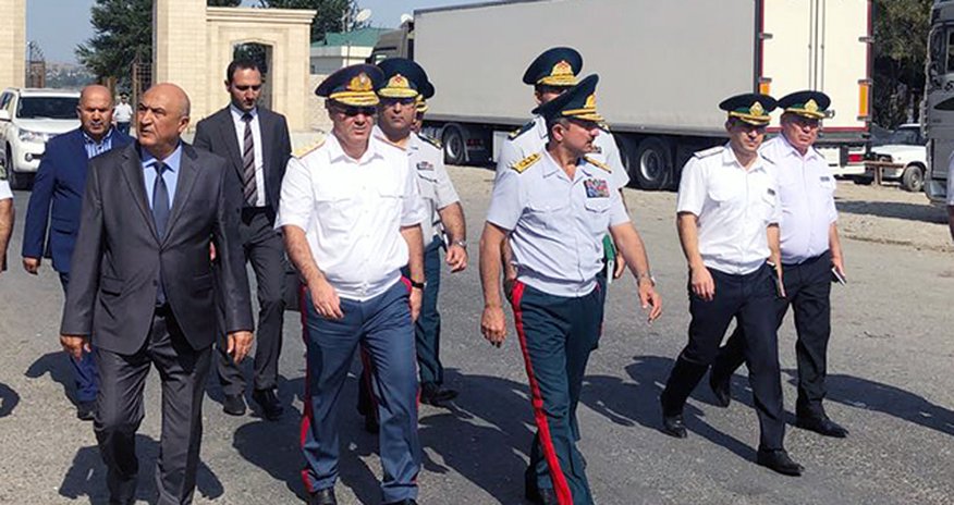 Generallarımız Rusiya ilə sərhədə getdi Generallarımız Rusiya ilə sərhədə getdi