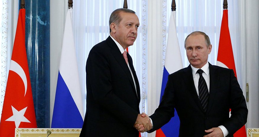 Ərdoğanla Putin arasında görüş başladı Ərdoğanla Putin arasında görüş başladı