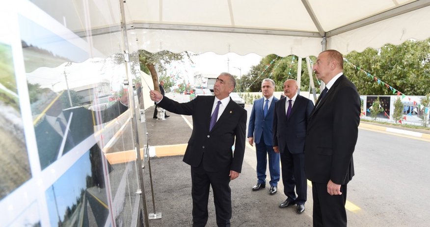 İlham Əliyev Masallıda daha bir yolun AÇILIŞINDA İlham Əliyev Masallıda daha bir yolun AÇILIŞINDA