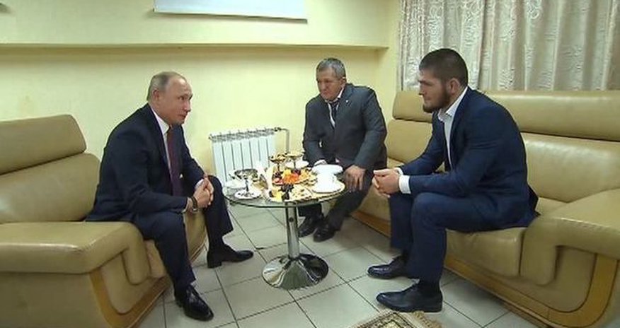 Putin Həbib Nurməhəmmədovla görüşdü Putin Həbib Nurməhəmmədovla görüşdü