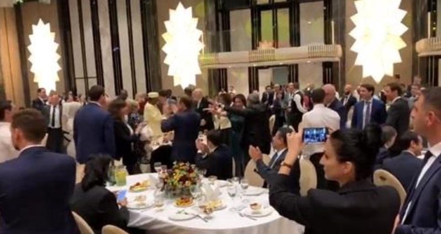Paşinyan dövlət başçıları ilə Azərbaycan MAHNISINA OYNADI - VİDEO Paşinyan dövlət başçıları ilə Azərbaycan MAHNISINA OYNADI - VİDEO