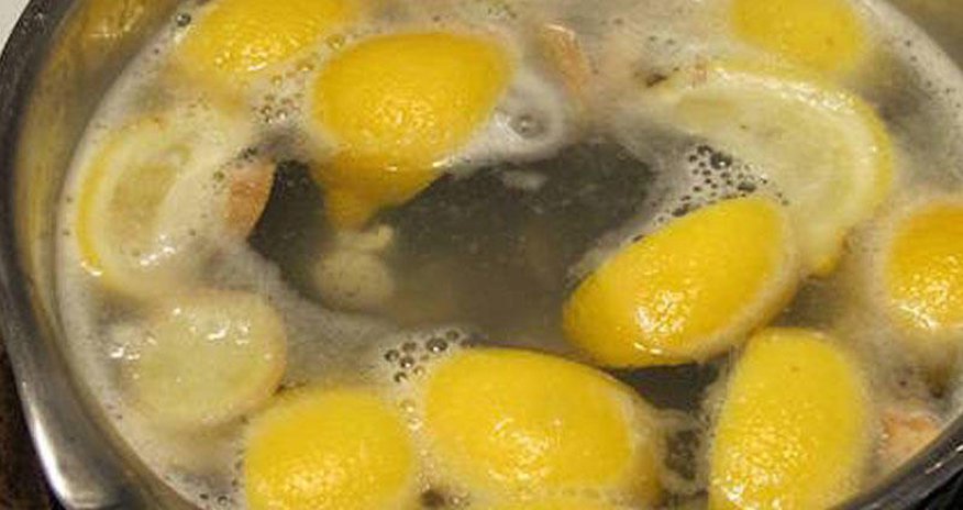 Axşamdan limonları qaynadın, səhər için – Nəticədən şoka düşəcəksiz Axşamdan limonları qaynadın, səhər için – Nəticədən şoka düşəcəksiz