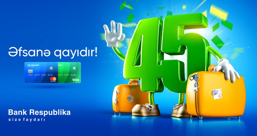Bank Respublika ilə 45 gün faiz ödəmədən alış-veriş edə biləcəksiniz Bank Respublika ilə 45 gün faiz ödəmədən alış-veriş edə biləcəksiniz