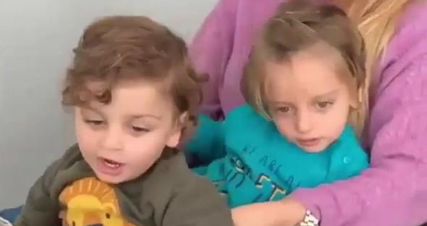 Həyat yoldaşı və əkizləri aparıcı Xoşqədəmin iş yerində - VİDEO Həyat yoldaşı və əkizləri aparıcı Xoşqədəmin iş yerində - VİDEO
