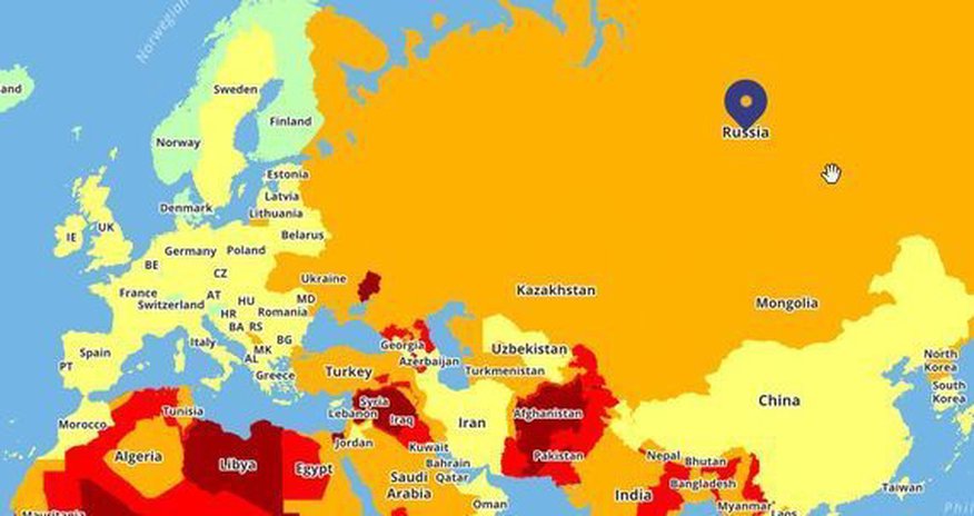 Azərbaycan 2019-cu ilin riskli səyahət xəritəsində Azərbaycan 2019-cu ilin riskli səyahət xəritəsində