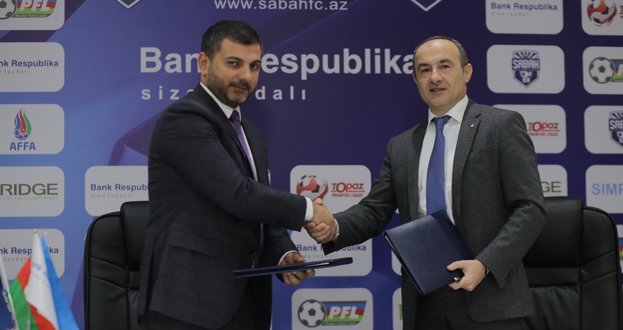 Bank Respublika “Sabah” Futbol Klubunun rəsmi sponsoru oldu Bank Respublika “Sabah” Futbol Klubunun rəsmi sponsoru oldu
