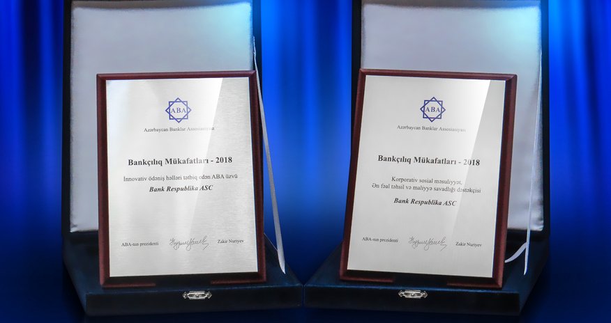 "Bank Respublika" innovativ ödəniş həlləri tətbiq edən ən fəal bank seçilib "Bank Respublika" innovativ ödəniş həlləri tətbiq edən ən fəal bank seçilib