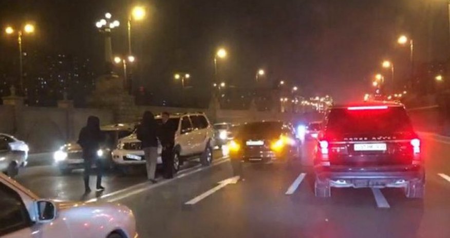 Цепная авария на проспекте Гейдара Алиева Цепная авария на проспекте Гейдара Алиева