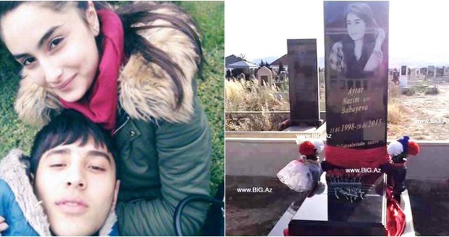 Sevgilisi tərəfindən öldürülən 17 yaşlı Aytacın məzarından görüntülər - FOTOLAR Sevgilisi tərəfindən öldürülən 17 yaşlı Aytacın məzarından görüntülər - FOTOLAR