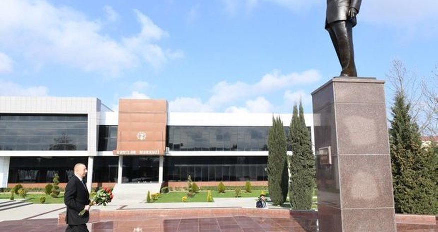 Ильхам Алиев в Бейлагане Ильхам Алиев в Бейлагане