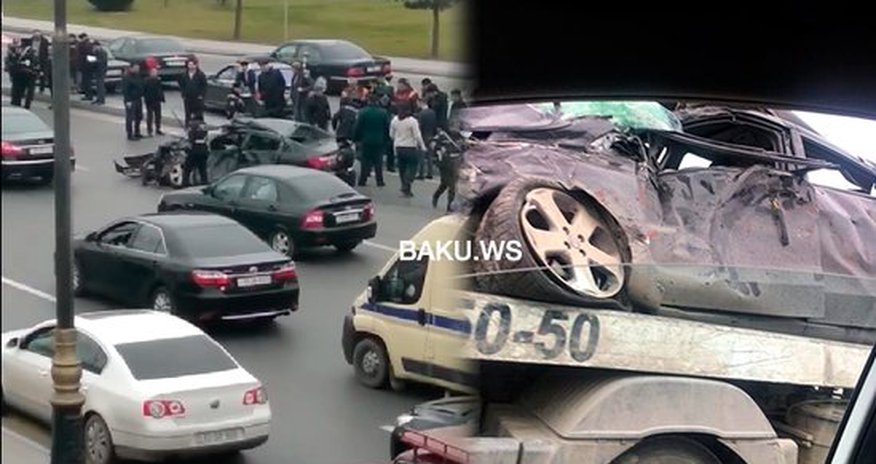 Bakıda dəhşətli qəza – Ölən var - VİDEO Bakıda dəhşətli qəza – Ölən var - VİDEO